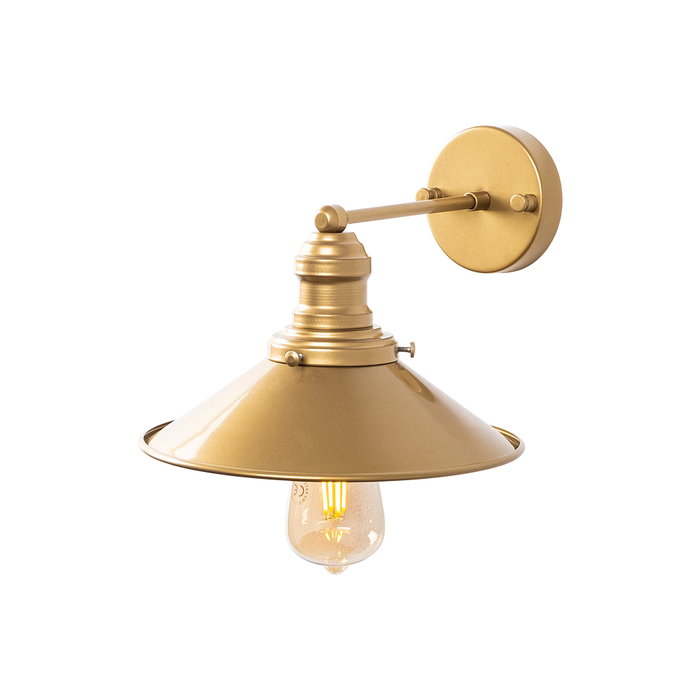 Opviq Conical - 12196 Lámpara de Pared Dorada